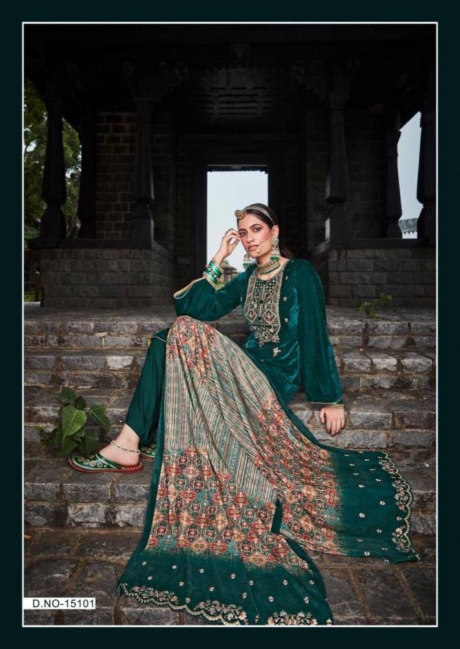 Gull Jee Velvet Queen Festive Wear Wholesale Salwar Suits Collection